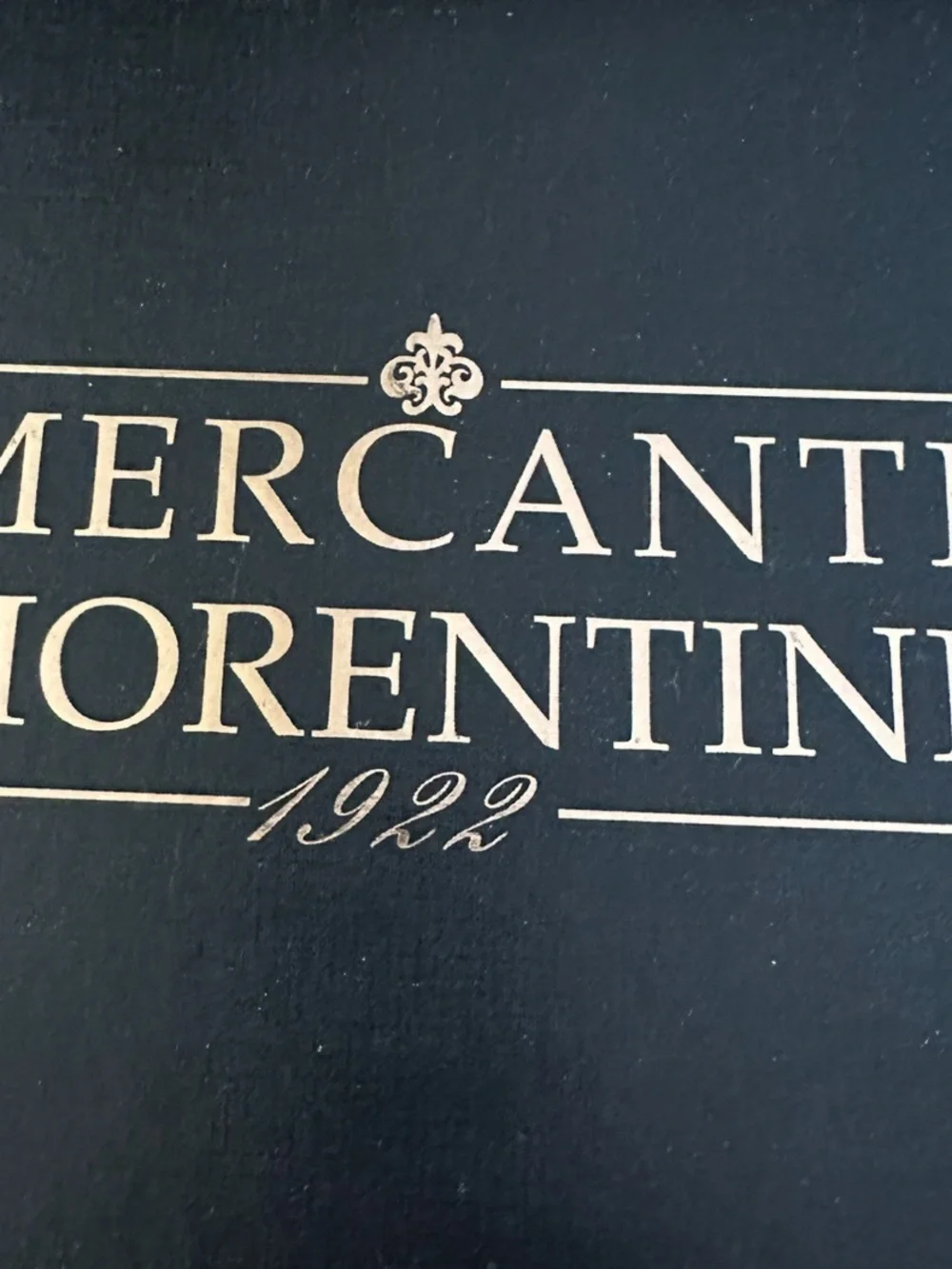 Mercanti Fiorentini Tan Leather Wingtip Oxfords with Navy Laces